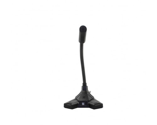 Микрофон Defender GMC 200 Pitch (64620),  электретный,  2.2 кОм,  100-16000 Гц,  -34 дБ,  светодиодная по