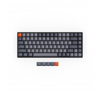 Клавиатура Keychron K2,  K2-A1,  84 клавиш,  75% Layout,  Механическая,  Gateron G pro Red,  Подсветка бел