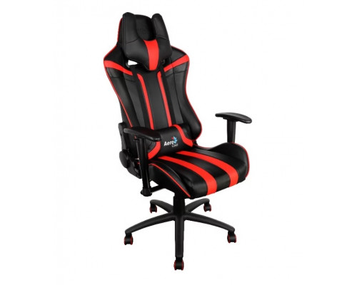 Игровое компьютерное кресло Aerocool AC120 AIR-Black-Red, Искусственная кожа PU AIR, 150 кг, 53*57*1