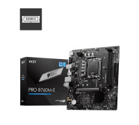 Мат. плата MSI B760M-E PRO,  S-1700,  Intel B760,  2 DDR5, 4 SATA3, M.2, HDMI, VGA, PCI-EX16, PCI-EX1, GLAN, 7