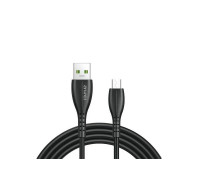 Интерфейсный кабель Awei CL-115T, USB на Type-C, 2,4A, 1m, Чёрный