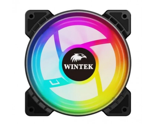 Вентилятор Wintek PF1-B-12 ARGB, 120mm, 1100rpm, Black, 6pin