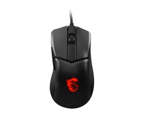 Мышь MSI Clutch GM31 LIGHTWEIGHT RGB, 6400 dpi, USB, 2м, Черный