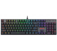 Клавиатура Redragon Apas,  игровая,  механическая,  USB,  Анг, Рус,  RGB подсветка,  Чёрный