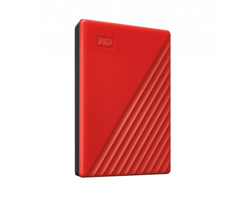 Внешний жесткий диск Western Digital, My Passport, 2TB, USB 3.0, Красный, WDBYVG0020BRD-WESN