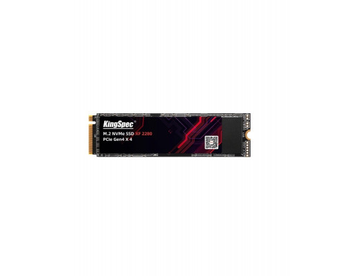 Винчестер SSD KingSpec, 256GB, M.2 PCI-E Gen4 NVMe XF-256 2280, R4800MB/s  W4500MB/s