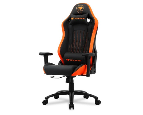 Игровое компьютерное кресло Cougar EXPLORE Black-Orange, Искусственная кожа PU, Максимальная нагрузк