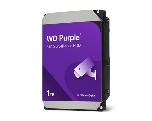 Винчестер Western Digital, 1 Tb, WD11PURZ Purple, 64 Mb, SATA 6Gb/s, IntelliPower, 3.5"