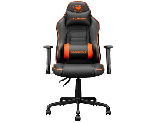 Игровое компьютерное кресло Cougar Fusion S Orange, Искусственная кожа PU AIR, 120 кг, 55*52*116 (12