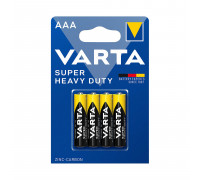 Батарейка VARTA R03P Super Heavy Duty,  AAA,  1.5V,  4 шт.,  блистер