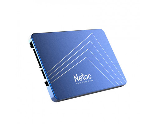 Винчестер SSD Netac, 256 Gb, N600S NT01N600S-256G-S3X, SATA 3.0, R540Mb/s, W490MB/s, 2.5"