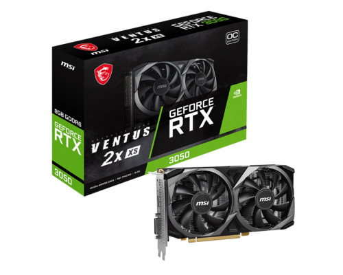 Видео карта MSI, Nvidia GeForce RTX 3050 VENTUS 2X XS 8G OC, 8GB,GDDR6, 128 bit, ,