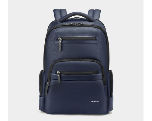Рюкзак Tigernu T-B9022 Blue, Полиэстер, анти-вор, для ноутбука 16", эко-кожа, синий