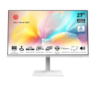 Монитор MSI 27" Modern MD272QXPW IPS 2560х1440 100Hz 1мс,  400Кд/м²,  100млн 1xDP Type-C 1xHDMI 2x2W Белы