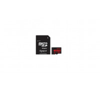 Флеш-карта Apacer, Micro SDHC Class10 U1, 64 Gb, AP64GMCSX10U5-R + адаптер