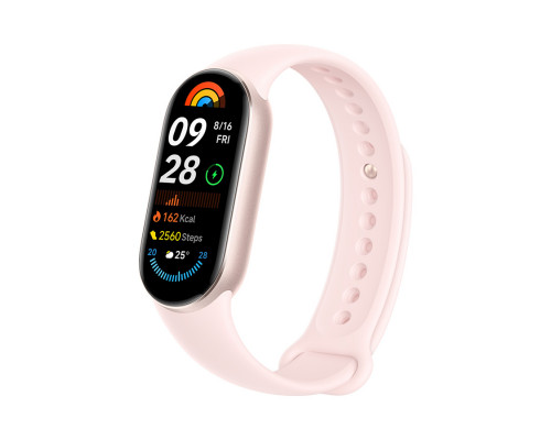 Фитнес браслет, Xiaomi, Mi Smart Band 9 Pink, M2345B1 ,  BHR8345GL, 1.62" AMOLED, Разрешение экрана 1