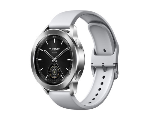 Смарт часы Xiaomi, Watch S3 Silver, M2323W1 / BHR7873GL, Дисплей 1.43" AMOLED, Разрешение 466 x 466,