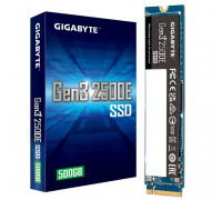 Винчестер SSD Gigabyte,  500Gb,  NVMe M2,  R2300 Mb, s,  W1500 Mb, s,  2500E G325E500G