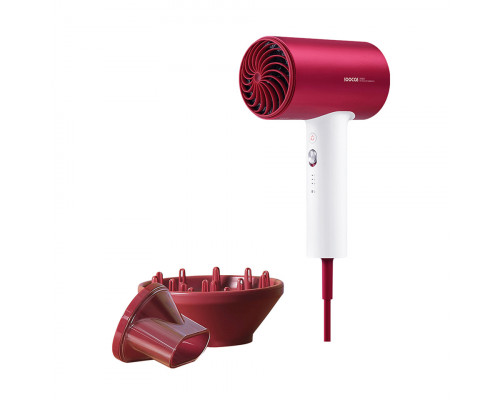 Фен Xiaomi, Soocas, H5 Red, Hair Dryer, 4 температурных режима, 1800 Вт, Технология ионизации, с диф