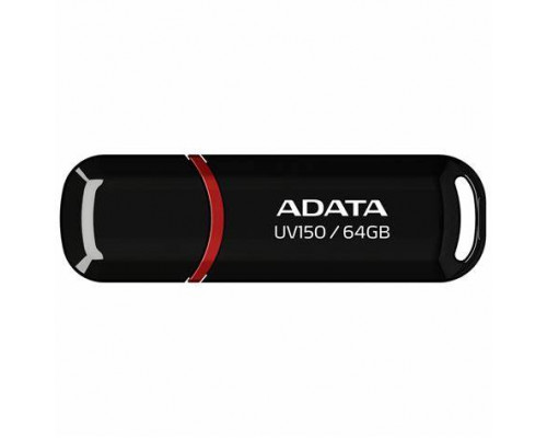 Уст-во хранения данных ADATA UV150,  64GB,  100 MB, s,  USB 3.2,  AUV150-64G-RBK,  чёрный