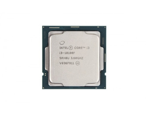 Процессор Intel Core i3-10100F,  3.6 Ghz,  S-1200,  L3 cache:6mb, Comet Lake, 14nm, 4 ядра, 65Вт,  OEM