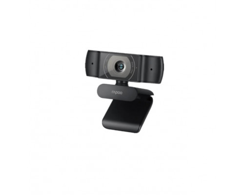 Веб Камера Rapoo, C200, USB 2.0, 1280*720/640*480, 2.0Mpx, Микрофон, Крепление: зажим, Чёрный