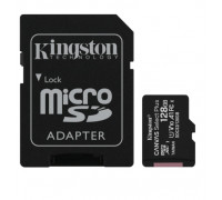Флеш-карта Kingston,  Micro SDHC Class10,  128 Gb,  SDCS2, 128GB + адаптер