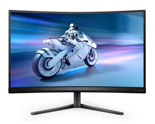 Монитор Philips, 27" 27M2C5200W/01 VA, Curved 1920x1080, 280Hz Угол Обзора 178/178, 3000:1, Черный