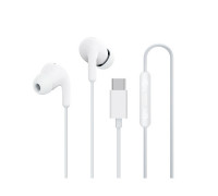 Наушники Xiaomi Type-C Earphones White (M2413E1),  12.4 мм драйвер,  Type-C,  Длина кабеля 1250 мм,  Гро