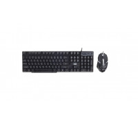 Клавиатура + Мышь X-Game,  XD-575OUB,  Анг, Рус, Каз,  Оптическая Мышь,  USB,  Черный