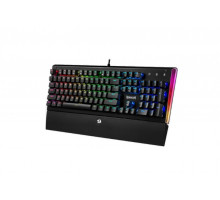 Клавиатура Defender,  Redragon Aryaman,  игровая,  механическая,  USB,  Анг, Рус, Каз,  RGB подсветка Черный