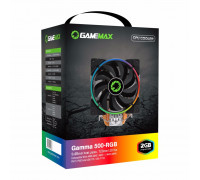 Теплоотвод Gamemax,  Gamma 500 Rainbow,  14100900456,  Intel LGA1200, 1155, LGA1150, LGA1156, LGA1151, LGA11