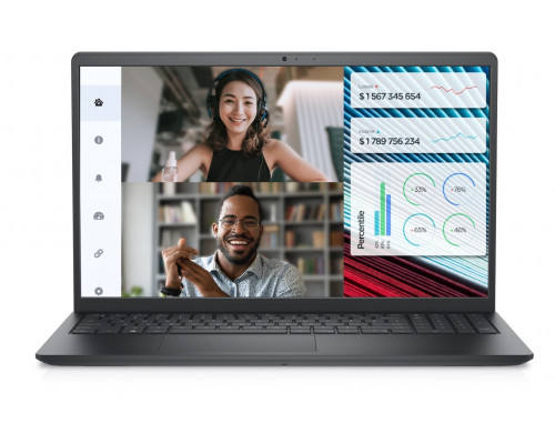 Ноутбук DELL, Vostro 3520, 15.6" HD LED, Intel Core i3-1215U/16Gb/1 Tb SSD/Intel UHD Graphics/DOS