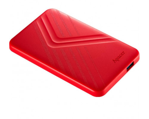 Внешний жесткий диск Apacer AC236 Slim, AP1TBAC236R-1, 1TB, USB 3.2, красный