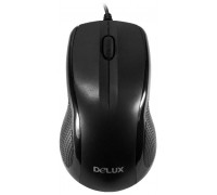 Мышь Delux, DLM-388OUB, 800 dpi, USB, Оптическая, Черный