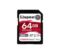 Флеш-карта Kingston SDR2, 64GB,  64 Gb,  300 MB, s,  UHS-II,  Canvas React Plus