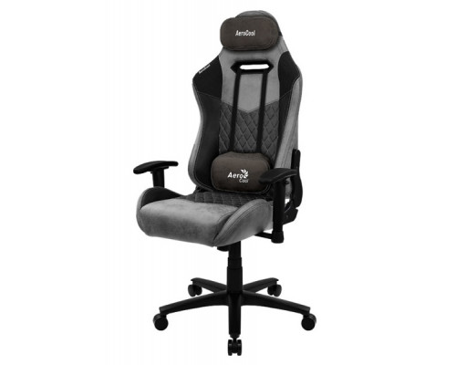 Игровое компьютерное кресло Aerocool DUKE Ash Black, Искусственная кожа AeroSuede, 125 кг, 69*70*125