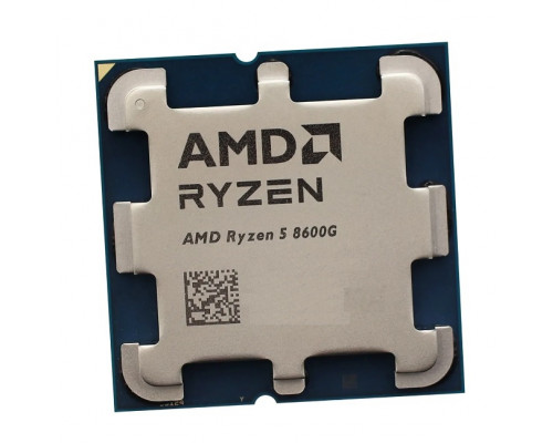 Процессор AMD Ryzen 5 8600G 4,3Гц (5,0ГГц Turbo) AM5, 4nm, 6, 12,  L2 6Mb, L3 16Mb, 65W, with Radeon™