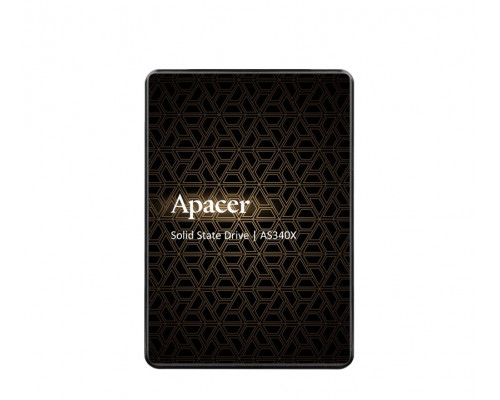 Винчестер SSD Apacer, 480 Gb, AS340X, SATA 3.0, R550MB/s W520MB/s, 2.5", AP480GAS340XC-1