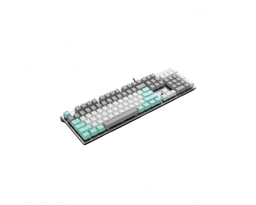 Клавиатура Rapoo V530 Grey, игровая, USB, кол-во стандартных клавиш 104, алюминий, RGB, длина кабеля