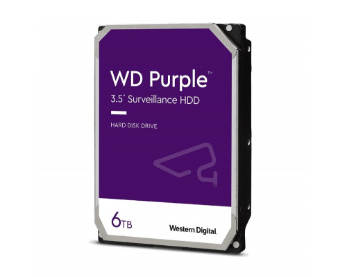Винчестер Western Digital,  6 Tb,  WD64PURZ Purple,  256 Mb,  SATA 6Gb, s,  IntelliPower,  3.5"