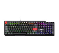 Клавиатура MSI,  Vigor GK41 DUSK,  Игровая,  Механические клавиши Kailh Red,  USB,  Подсветка RGB,  Чёрный