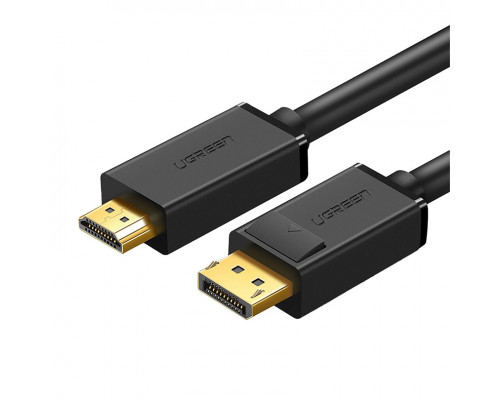 Кабель Ugreen DP101 (10203), DP Male To HDMI Male, 3 m Full HD