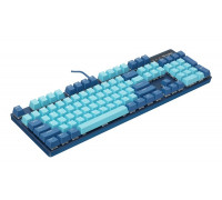 Клавиатура Rapoo, V500PRO Blue, Игровая, USB, Кол-во стандартных клавиш 104, Длина кабеля 1,8 метра,