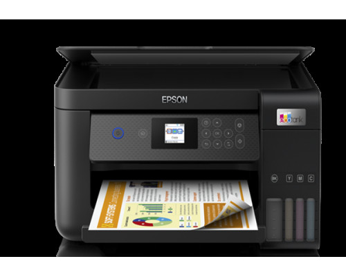 Принтер МФУ Epson, L4260, USB 2.0, Wi-Fi, 100 лист,33 с/м (ч/б А4),Кол-во цветов 4, Прин 5760x1440,