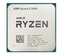 Процессор AMD Ryzen 5 5600 3, 5Гц (4, 4ГГц Turbo) 6-ядер 12 потоков,  3MB L2,  32MB L3,  65W,   AM4,  OEM