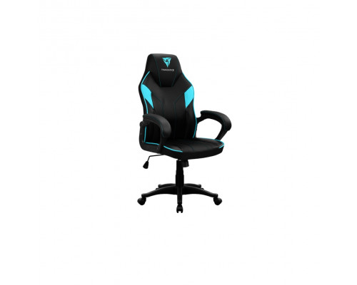 Игровое компьютерное кресло ThunderX3 EC1 Black-Cyan, Искусственная кожа PU AIR, Черно-Голубой