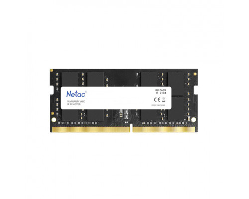 Оперативная память для ноутбука Netac 16 Gb,  DDR4,  3200Mhz, PC4-25600,  NTBSD4N32SP-16,  OEM