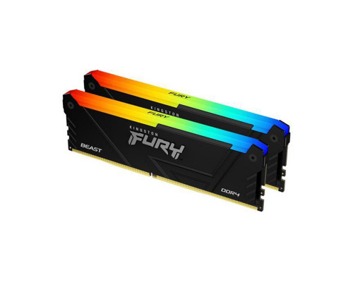 Оперативная память Kingston 32 Gb kit (16Gbx2), DDR4, KF432C16BB12AK2/32, 3200Mhz/PC4-25600, FURY Be