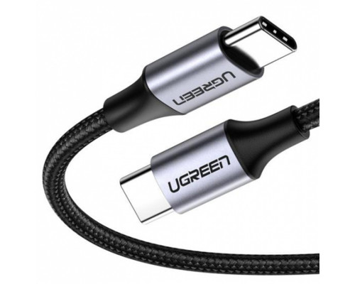 Интерфейсный кабель Ugreen US261 (50150), Type-C на Type-C, 480 Мбит/с, 1m, Чёрный